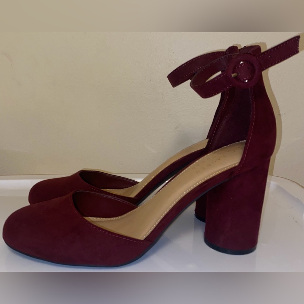LC Lauren Conrad Women's Red Stiletto Heels Size 10 DONATED